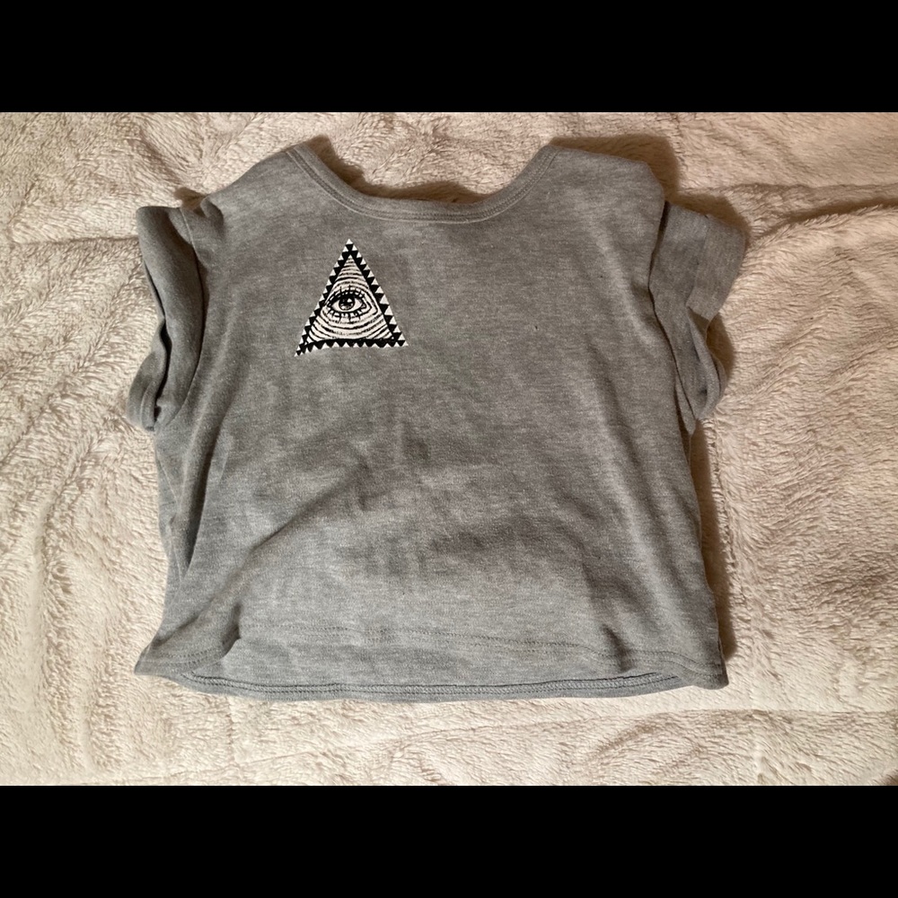 Cropped t-shirt Hand Painted boohoo Small